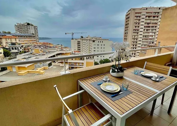 דירה New Sweet Border Monaco Parking *